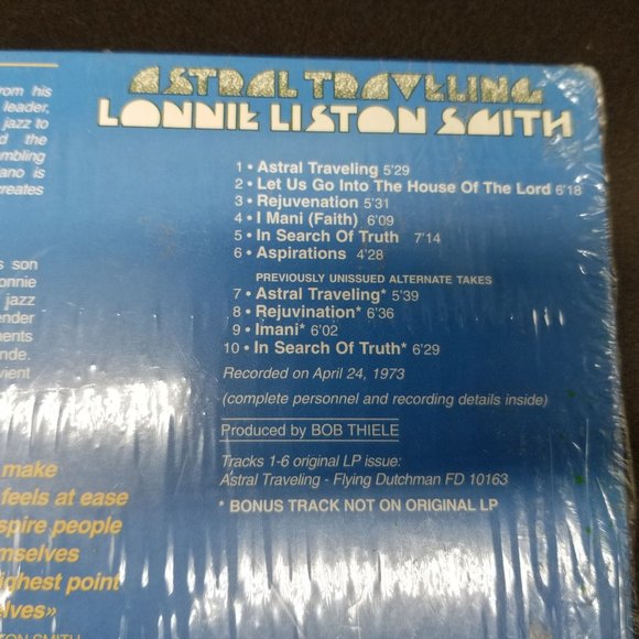 Lonnie Liston Smith Music CD Astral Traveling Import Jazz Piano Bob Thiele Bonus - Picture 9 of 12